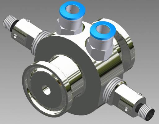 Tri-clamp Flowcells for Low-temperature Applications