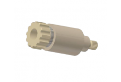 Glass column reduction (9 mm diameter to 1/8 tubing)