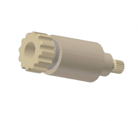 Glass column reduction (9 mm diameter to 1/8 tubing)