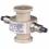 TCPP2504 TriClamp Flow-cell PEEK Size 1/4&quot; ID 4.57 mm